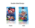 12PC Super Mario Odyssey Paper Lolly Loot Bag & Stickers Gift Bag Kids Birthday Decorations