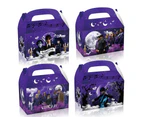 12PC Wednesday Addams Lolly Loot Box Bag Candy Favour Box Party Supplies Decorations