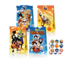 12PC Dragon Ball Paper Lolly Loot Bag & Stickers Gift Bag Kids Birthday Decorations