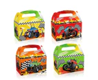 12PC Monster Truck Lolly Loot Box Bag Candy Favour Box Party Supplies Decorations