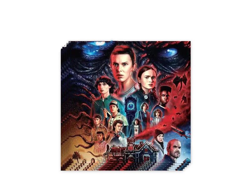 20PC Stranger Things Napkins Party Supplies Birthday Decorations