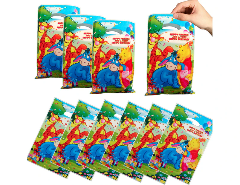 10PC Winnie the Pooh Loot Lolly Bag Birthday Party Bag Favour Candy Bag