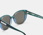 Marc Jacobs Women's 421S Sunglasses - Green/Blue Glitter/Grey