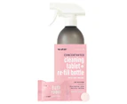 Re.Stor Bathroom Concentrated Cleaning Tablet & Refill Bottle Starter Pack Grapefruit 500mL