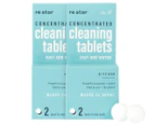 2 x 2pk Re.Stor Kitchen Concentrated Cleaning Tablets Aloe