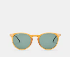 Calvin Klein Unisex CK22528TS Sunglasses - Butterscotch/Green