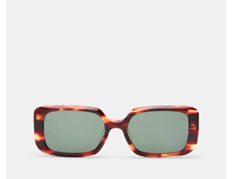 Le Specs Unisex Pre-Bio-Tic ALT Fit Sunglasses - Tortoise/Green
