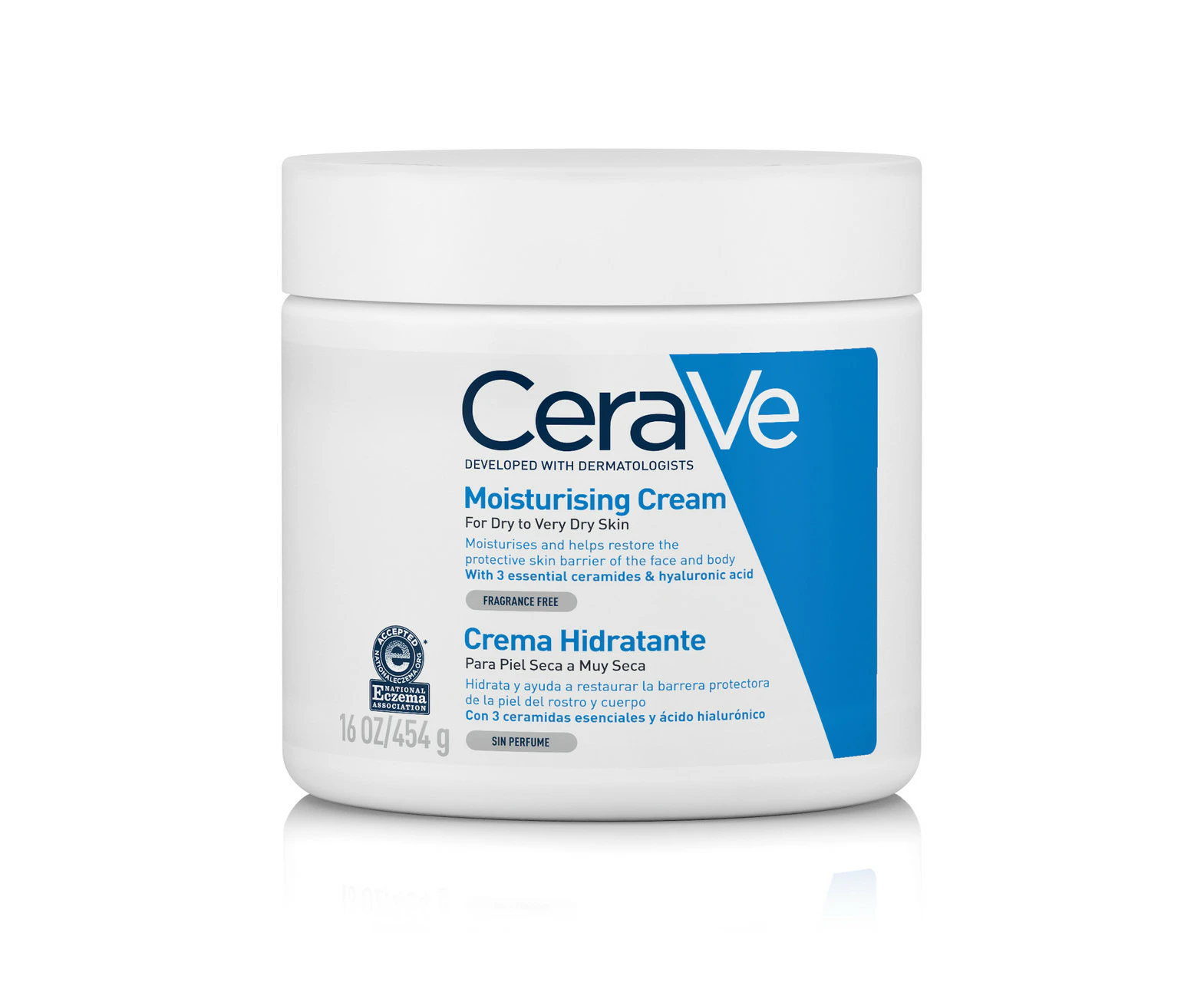 CeraVe Moisturising Cream For Dry to Very Dry Skin (US/EU Random Packing Pick) 454g/16oz