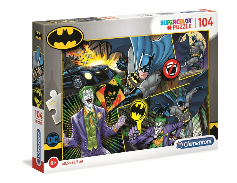 Clementoni Puzzle Batman 104 Piece Super (larger Pieces)