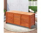 Livsip Outdoor Storage Box Garden Bench Wooden Chest Toy Tool Organiser Furniture