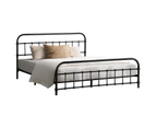 Oikiture Bed Frame Queen Size Metal Frame