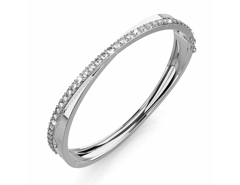 Perfection Bangle Embellished with Swarovski® crystals