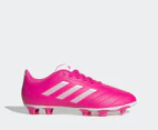 Adidas Girls' Goletto VIII Firm Ground Football Boots - Team Shock Pink 2/White