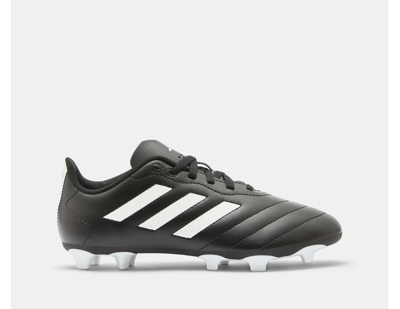 Adidas Kids'/Youth Goletto VIII Firm Ground Football Boots - Black/White