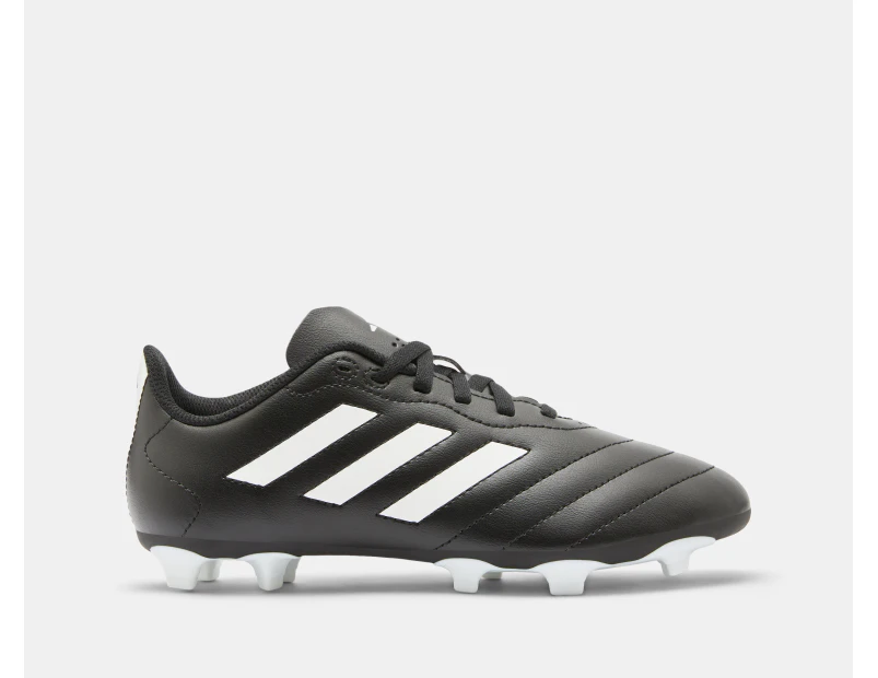 Adidas Kids'/Youth Goletto VIII Firm Ground Football Boots - Black/White