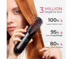 TYMO Cordless Hair Straightener Brush Mini Portable Ionic Hot Straightening Comb