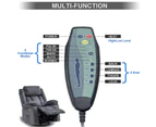 Advwin Recliner Chair Electric Massage Chair 8 Point Heated Massage Armchair Grey