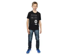 Star Wars Boys TIE Fighter Blueprint T-Shirt (Black) - BI34603