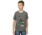 Star Wars Boys Boba Fett Character T-Shirt (Charcoal) - BI34579