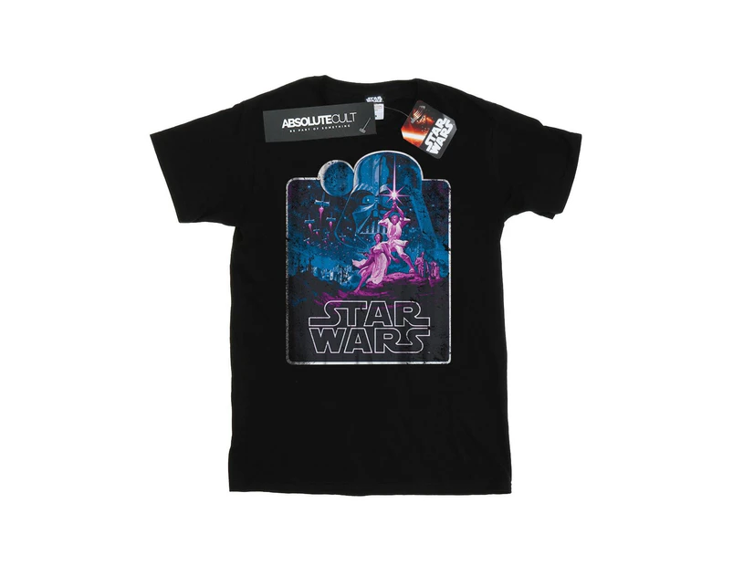 Star Wars Boys Movie Montage T-Shirt (Black) - BI34787