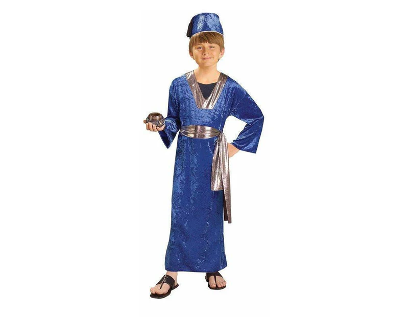 Wise Man Blue Costume for Kids