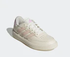 Adidas Women's Courtblock Sneakers - Chalk White/Wonder Quartz/Bliss Lilac