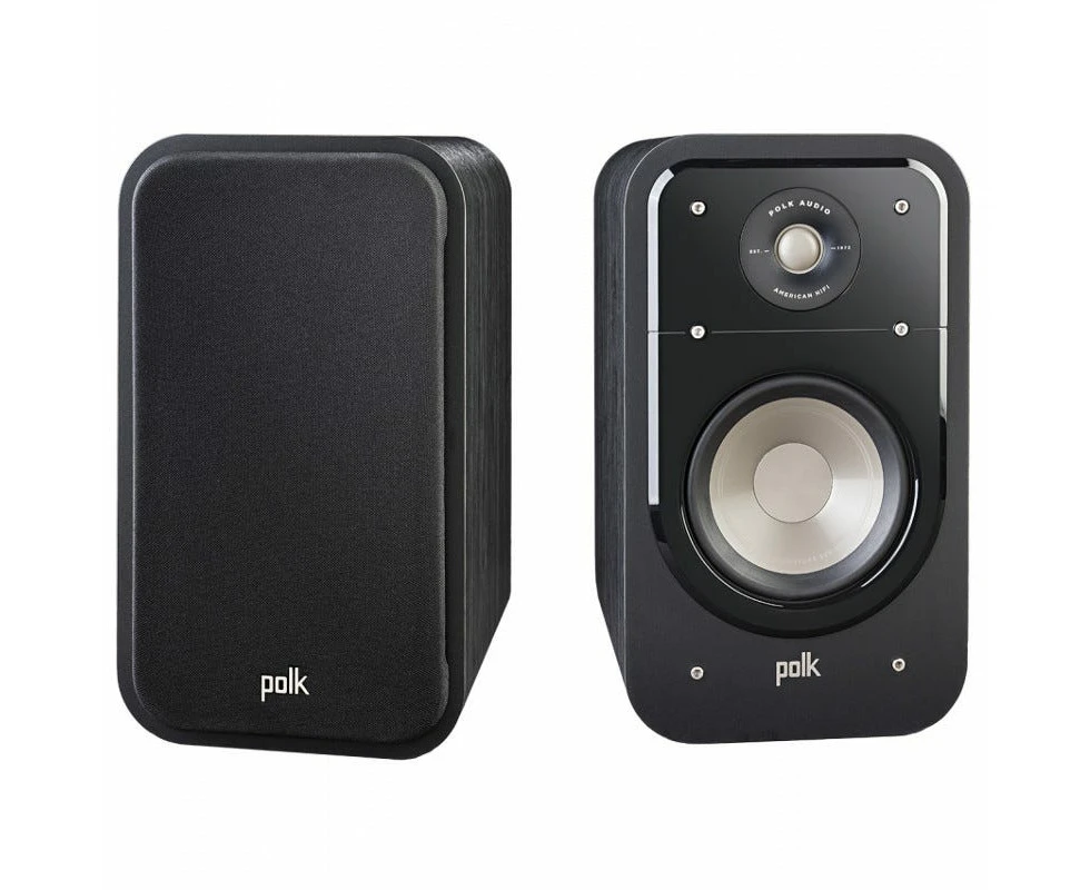 Polk Signature S20 Speakers HiFi Home Theatre Bookshelf Pair Black