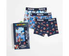 Super Mario Trunks Gifting 3 Pack Pack - Blue