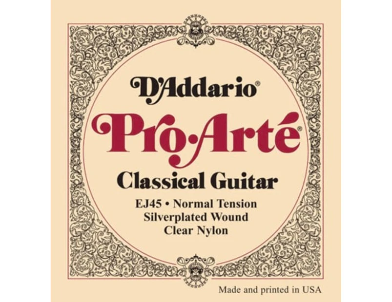D'Addario EJ45 Classical Guitar Strings - Normal Gauge - 28-43