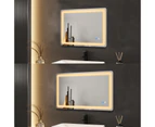 Crystal Vanity Mirror with Lights Bathroom LED Mirror Bluetooth Speaker 600x800/600x1000mm