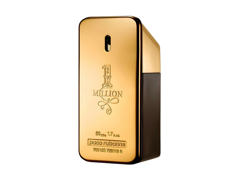 Paco Rabanne 1 Million Eau De Toilette EDT Spray 50ml Luxury Fragrance