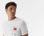 Tommy Hilfiger Men's Patch Tee / T-Shirt / Tshirt - Bright White