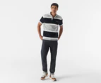 Tommy Hilfiger Men's Rugby Stripe Polo Shirt - Grey Heather