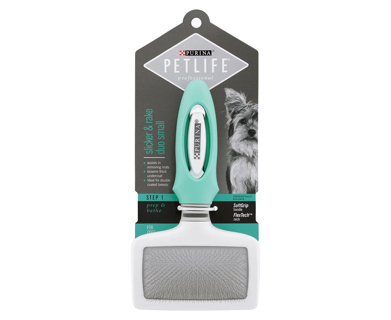 Purina Petlife Professional Slicker & Rake Duo Small