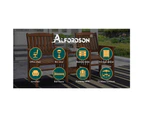 ALFORDSON Wooden Garden Bench Loveseat Outdoor Chairs Table Set Patio Brown