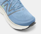 New Balance Men's Fresh Foam X More v4 Running Shoes - Mercury Blue/Dark Silver Metallic