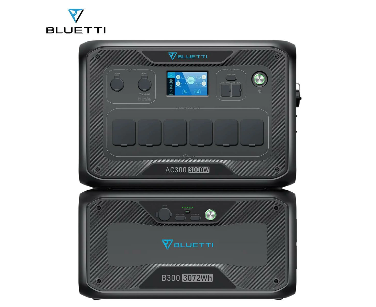 BLUETTI Mobile Power AC300 + B300 3000W 3072Wh