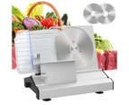 ADVWIN Meat Slicer, Electric Food Slicer with 8.6" Removable Stainless Steel Blade & Food Carriage