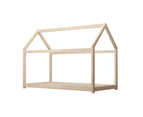 Oikiture Montessori Kids Bed Frame Wooden House Frame