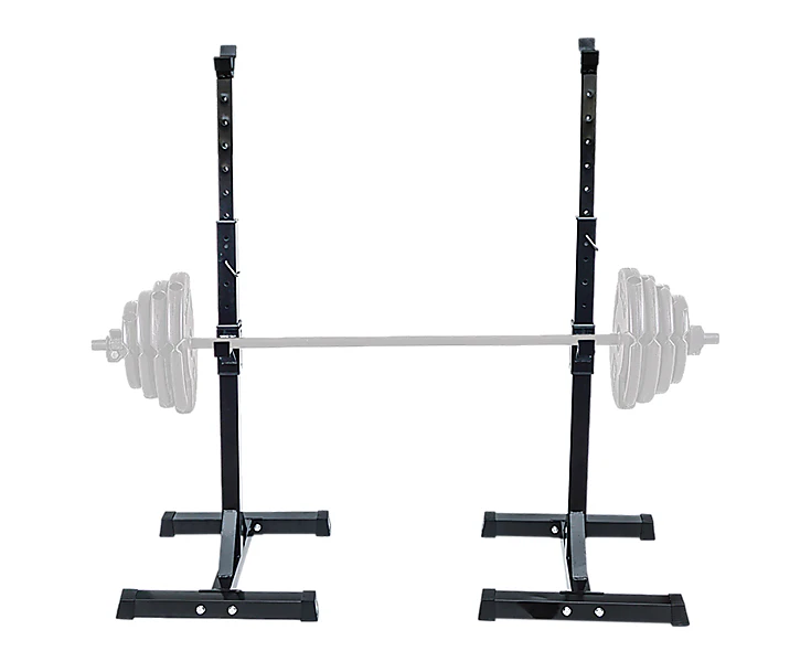 Pair of Adjustable Squat Rack Sturdy Steel Barbell Bench Press Stands GYM/HOME