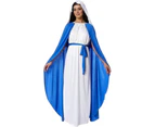 VIRGIN MARY COSTUME Fancy Dress Cosplay Christmas Party Outfit Holy Saint Mother