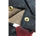 DENTS Mens Premium Kangaroo Leather Gloves Wool Lined Winter Gift - Black