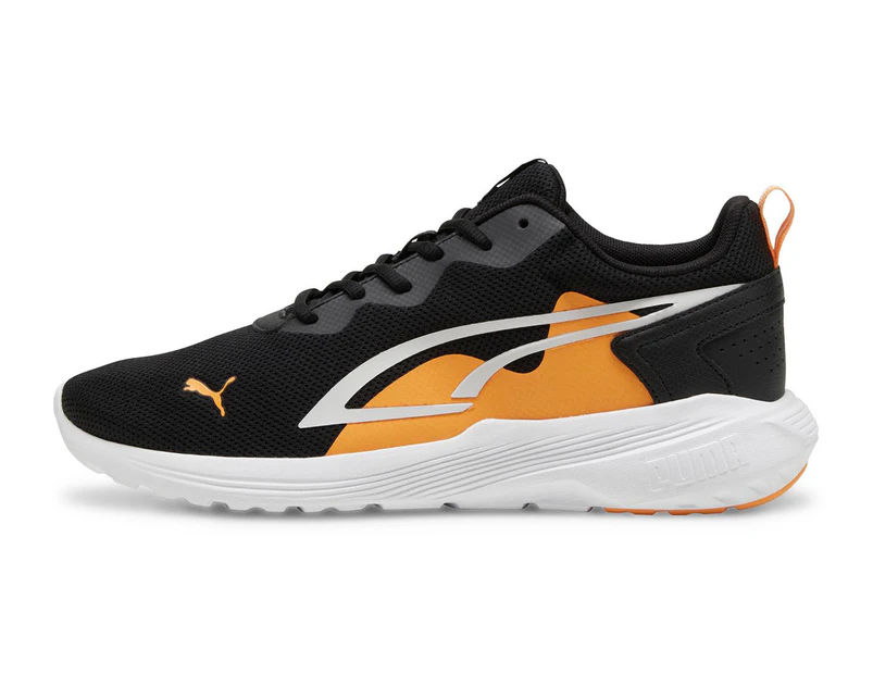 Puma Men's All Day Active Sneakers - Black/Feather Grey/Clementine