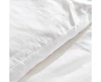 Target European Linen Quilt Cover Set - White