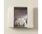 Target European Linen Quilt Cover Set - Neutral