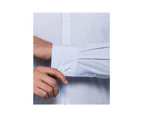 Van Heusen Euro Tailored Fit Mens Long Sleeve Shirt - Blue Stripe