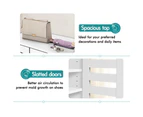 ALFORDSON Shoe Cabinet Storage Rack Organiser Drawer Shelf 30 pairs White