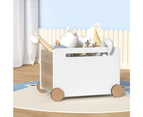 Keezi Kids Toy Box Chest Toys Storage Children Organiser Wheel