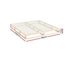 Artiss Bed Frame King Size Wooden Bed Base KALAM