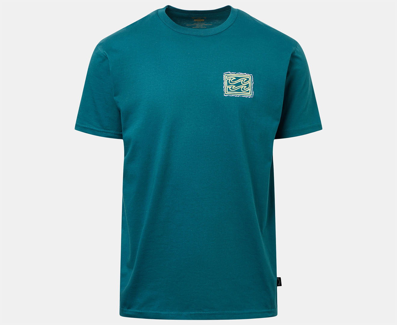 Billabong Men's Crayon Wave Short Sleeve Tee / T-Shirt / Tshirt - Teal ...